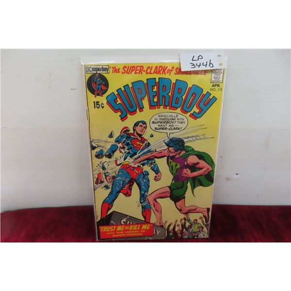 D.C. Super Boy #173 1971Year .15cent Board and Bag, Ink Initials on Cover