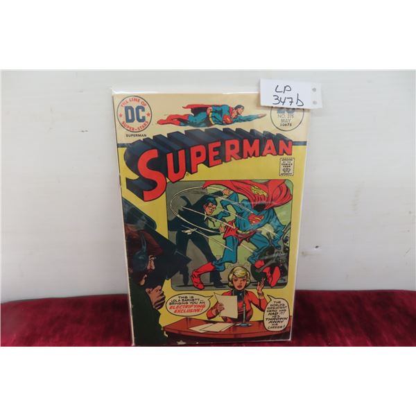 D.C. SuperMan Volume 36 #275 1974 Year .20cent Board and Bag V.F.