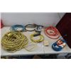 Image 1 : Electrical Cords 3-10FT, 1 New 32FT & 100 FT Cord