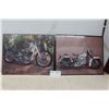Image 1 : 2 Harley Davidson Pictures 16"x20"