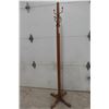 Image 1 : Wooden 6FT Coat Tree Vintage 