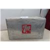 Image 1 : Vintage 7-UP Cooler Metal 22"x13"