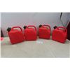 Image 1 : 4 Plastic 5 Litre Gasoline Containers 