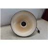 Image 2 : Industrial Heavy Duty Over Head Metal Lamp  16" Across 120 Volt Green Shade 