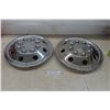 Image 1 : 2 - 15" New Plastic Hub Caps 8 Lug 