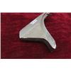 Image 2 : Vintage 1940s-1950s  Chrome Hood Ornament 26" Long for Merc or Pontiac 