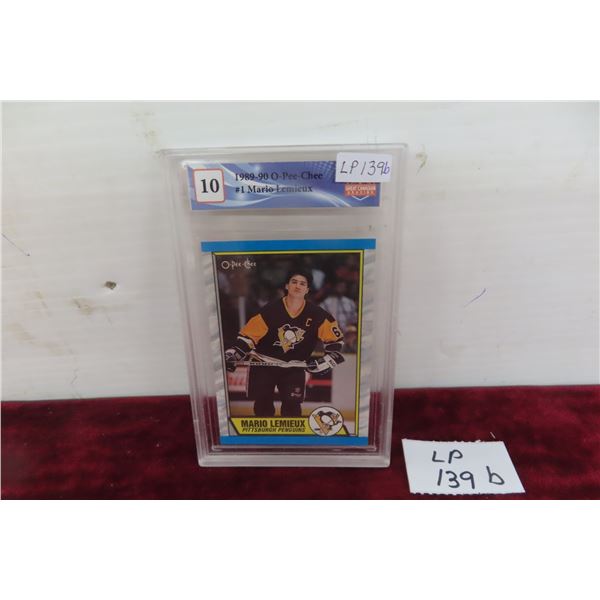 1989-1990 Mario Lemieux  Pitt-Penguins Graded 10-Pristine