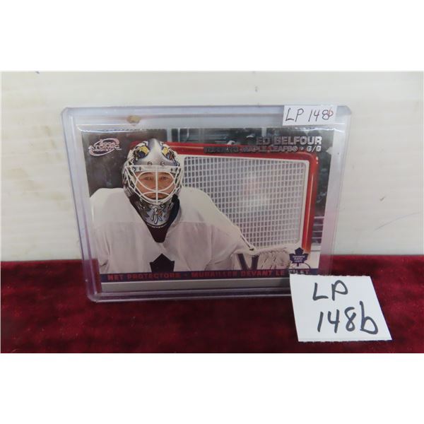2002-2003 Ed Belfour McDonalds Atomic Net  Protectors Pristine 