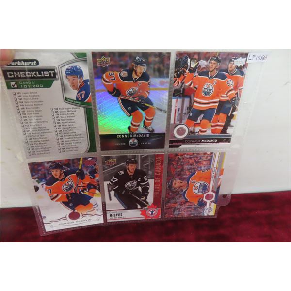 6 Upper Deck Connor McDavid Cards Included Parkhurt Checklist 