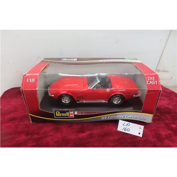 Die Cast 1/18 Scale Revel 1969 Corvertte  Convertible New in Box 