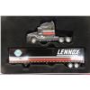 Image 2 : Die Cast 1/64 Scale Lennox Frieghtliner Tractor Trailer Metal Display Case 