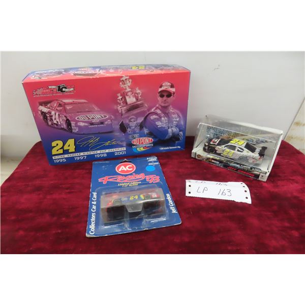 Die Cast Nascar Jeff Gordon Lot 1/64 Tractor Trailer, 2 Race Cars New in Box