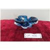 Image 1 : Blue Saphire Chalet Glass Piece with Label 