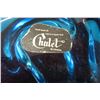Image 2 : Blue Saphire Chalet Glass Piece with Label 