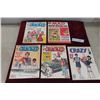 Image 1 : 3 Cracked, 1 Mad & Crazy Magazine, Year 1977