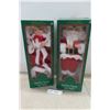 Image 1 : Mr & Mrs Claus 18" Tall Illuminated Musical 