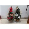 Image 1 : 2 Table Top Xmas Trees 24" Tall 