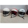 Image 1 : 3 Motorcycle Helmets 2 with Face Masks
