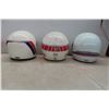 Image 2 : 3 Motorcycle Helmets 2 with Face Masks