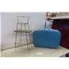 Image 1 : Vintage Magazine Rack + Suitcase 