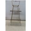 Image 2 : Vintage Magazine Rack + Suitcase 