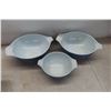 Image 2 : 6 Pyrex Mixing Bowls- Colonial Mist 