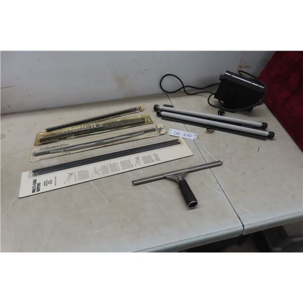 Windshield Wiper Blades, AC/ Alighnment Indicator + 2 Auto Window Shields 