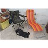 Image 1 : Lounge Chair + Fold Up Camping Chair 