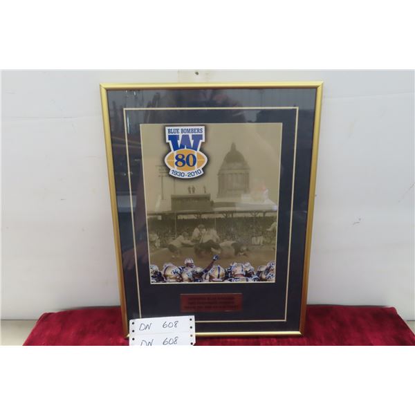 Winnipeg Blue Bomber Framed Pictures 16x12