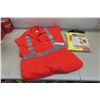Image 1 : Reflective / Saftey Coveralls Size 42 + New Pioneer Hi-Vis Safety Mesh Vest 