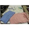 Image 1 : Pink Afgan, Hand Made Table Cloths and Doileys 