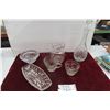 Image 1 : Assorted Glasses, Pitcher & Vases All Crystal 