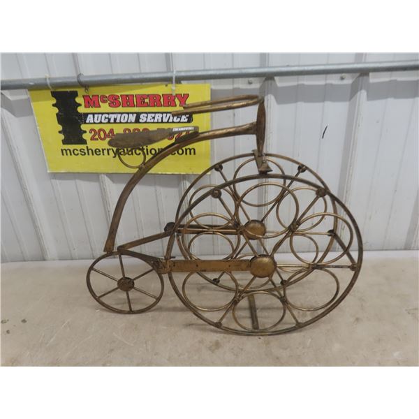 Metal Bicycle 6 Bottle Wine Holder 