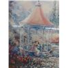 Image 2 : Large Victorian Picture with Wooden Frame 30"x24"