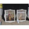 Image 2 : 2 Pictures " Boy with Dog" &Girl in Gown 