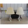 Image 1 : 2 Floral Design Table Lamps 