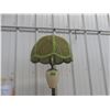 Image 2 : Floor Lamp with Green Wicker Shade 56" Tall 