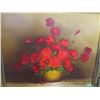 Image 2 : Oil on Canvas Red Roses Signed 