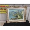 Image 1 : European Country Side Villa Nicely Framed 17"x21"