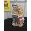 Image 1 : Ceramic Boy & Girl with Frog Statue 16" Tall