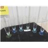 Image 2 : 6 Coloured Drink Glasses 9" Tall 