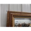 Image 2 : Large Wood Frame Mirror from the Curtis Gordan Hotel 32"x44" 1970s