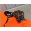 Image 3 : Mossy Oak Camo Origonal Jacket LG. Size & Hat High Visability