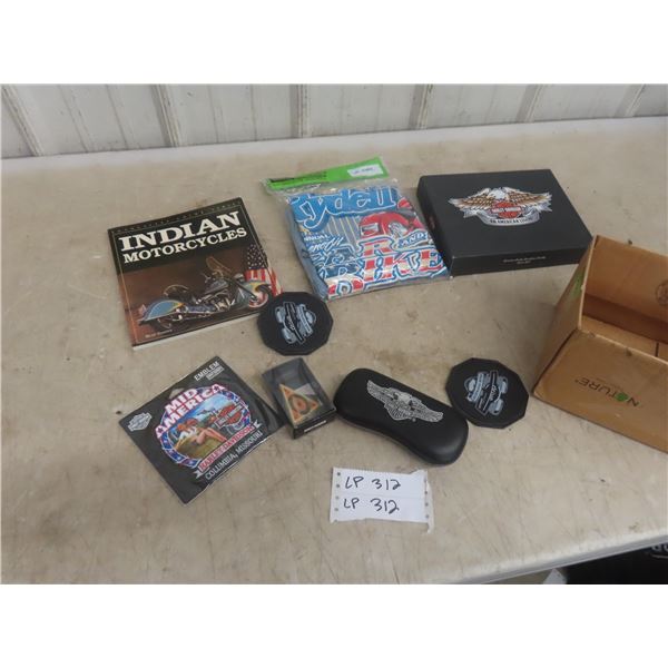 Harley Davidson Picture Frame, Money Clip,