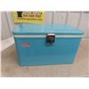 Image 1 : Vintage Metal Coleman Cooler- Made in Canada 22" L, 13" W, 13" Tall 
