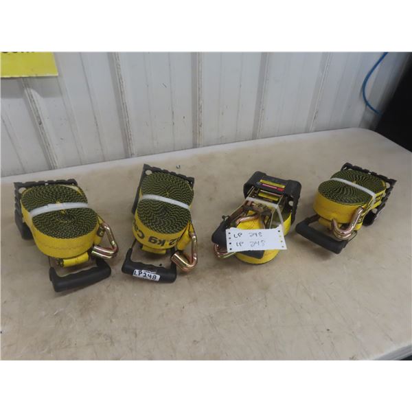 Moto-Master Commercial Ratchet Tie Downs x 4 Brand New 