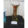 Image 3 : 1 Coloured 13" Vase & " Multi Colour Vase 