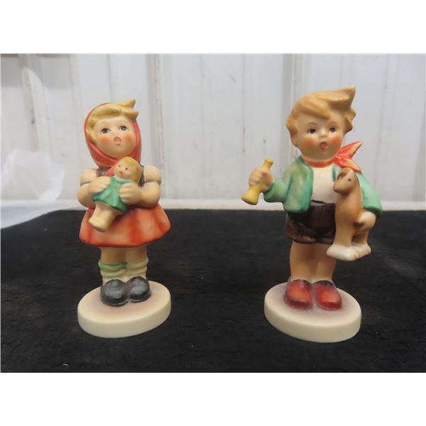 Girl with Doll 239b & Boy with Horse 239c, 