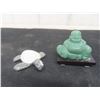 Image 1 : Jade Buddah& Jate+Onyx Tortoise Mint Condition