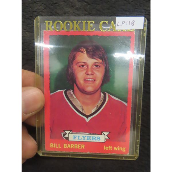 1973-1974 Bill Barber Phil- Flyers " Rookie" Card 